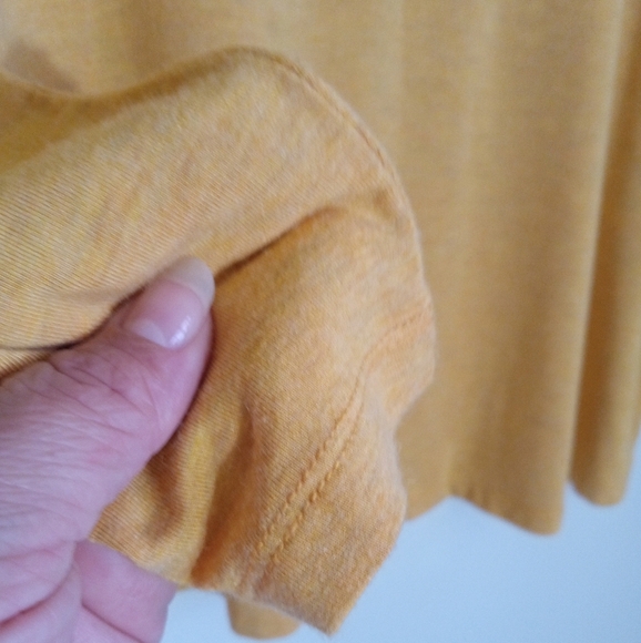 Halston modal heather long sleeve tunic women's size XXS - Picture 3 of 6